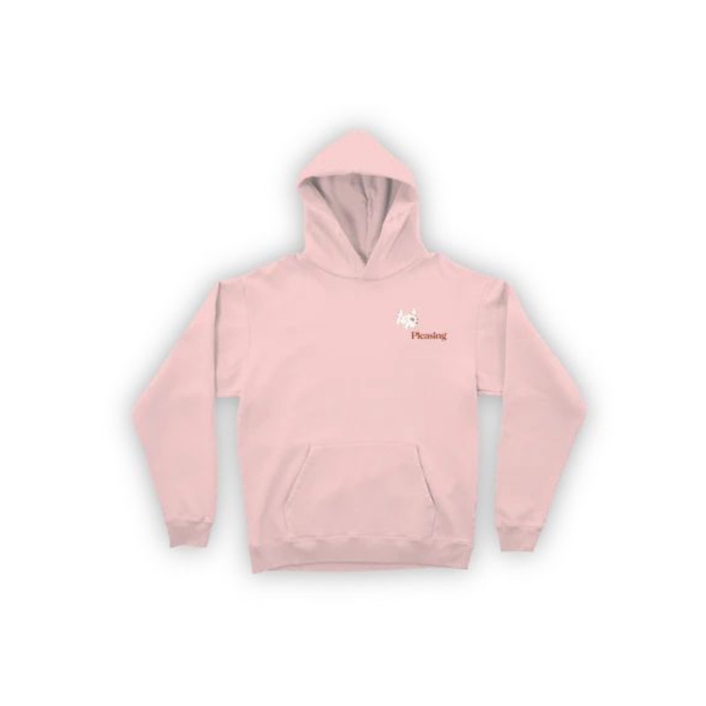Pleasing Elegant Pink Hoodie Sweater - Preloved